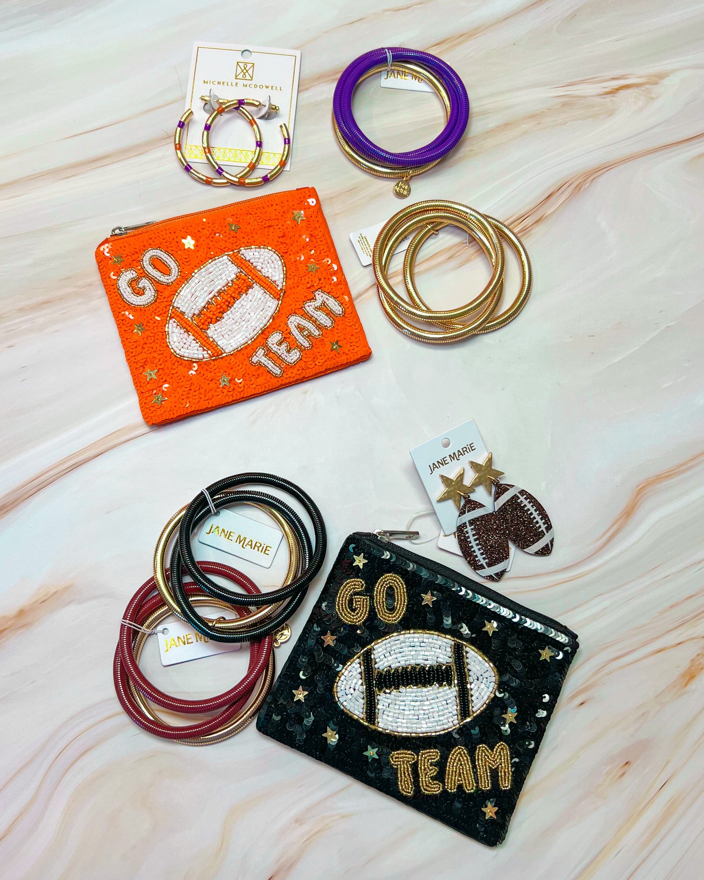 Go Team! Sequin Coin Purse