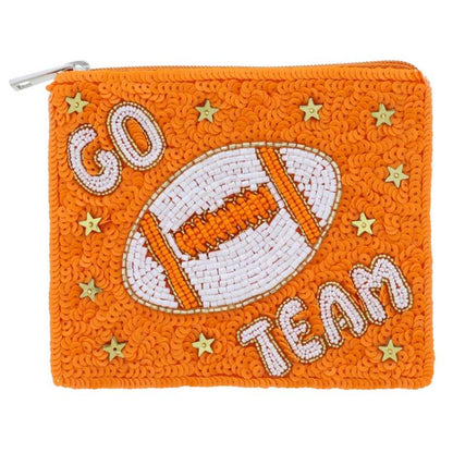 Go Team! Sequin Coin Purse