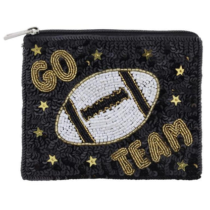 Go Team! Sequin Coin Purse