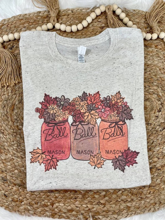 Fall Mason Jars T-Shirt