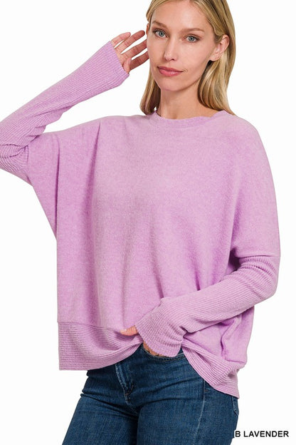 Brushed Melange Hacci Sweater