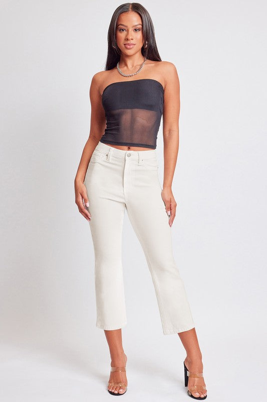 Hyperstretch Cropped Kick Flare Pants