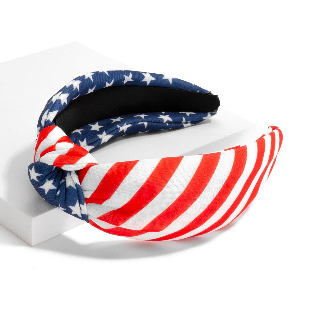 Americana Stars & Stripes Knotted Headband