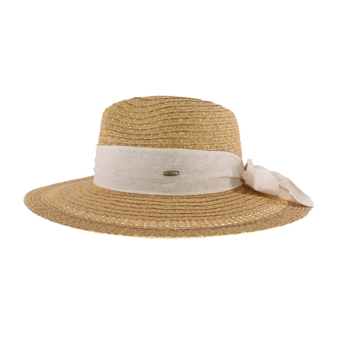 Bow Trim C.C Panama Hat