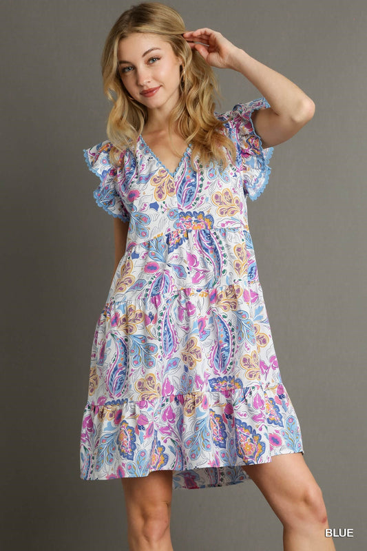 Mia Paisley Dress