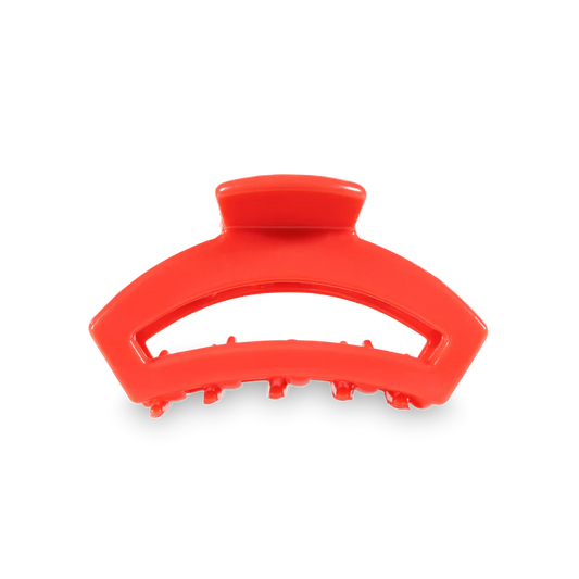 Teleties Open Coral Tiny Hair Clip