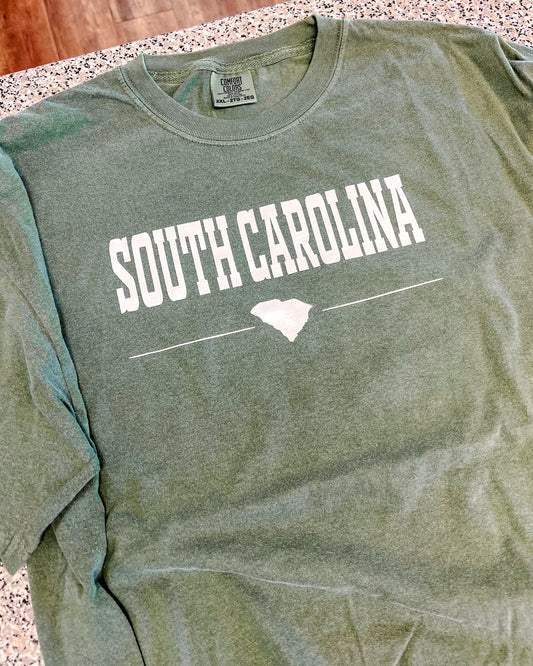 South Carolina State Outline T-Shirt