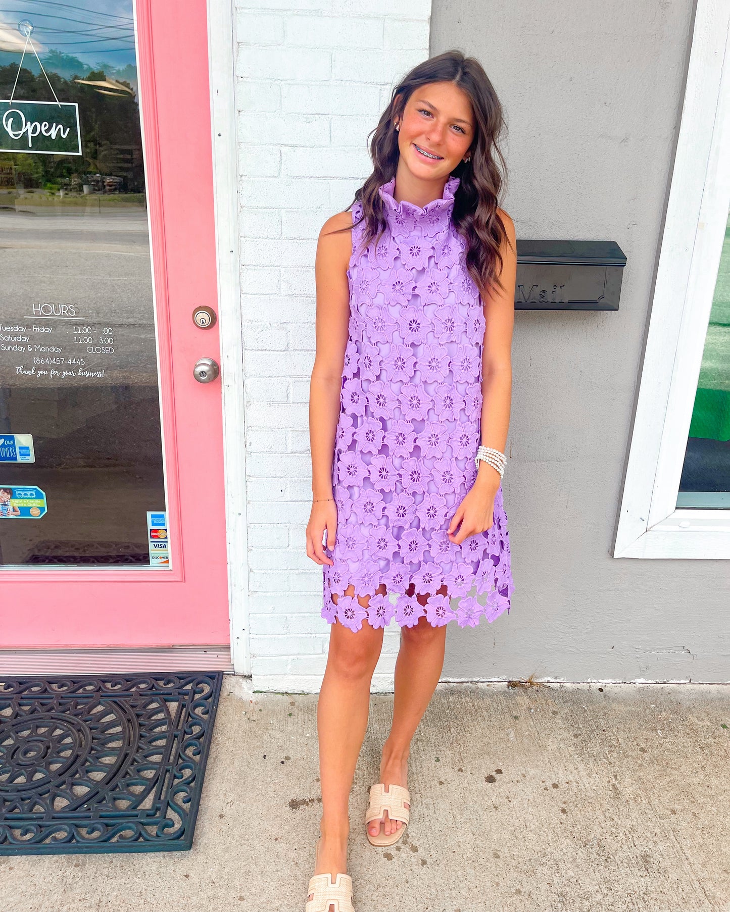 Gabrielle Dress - Lavender