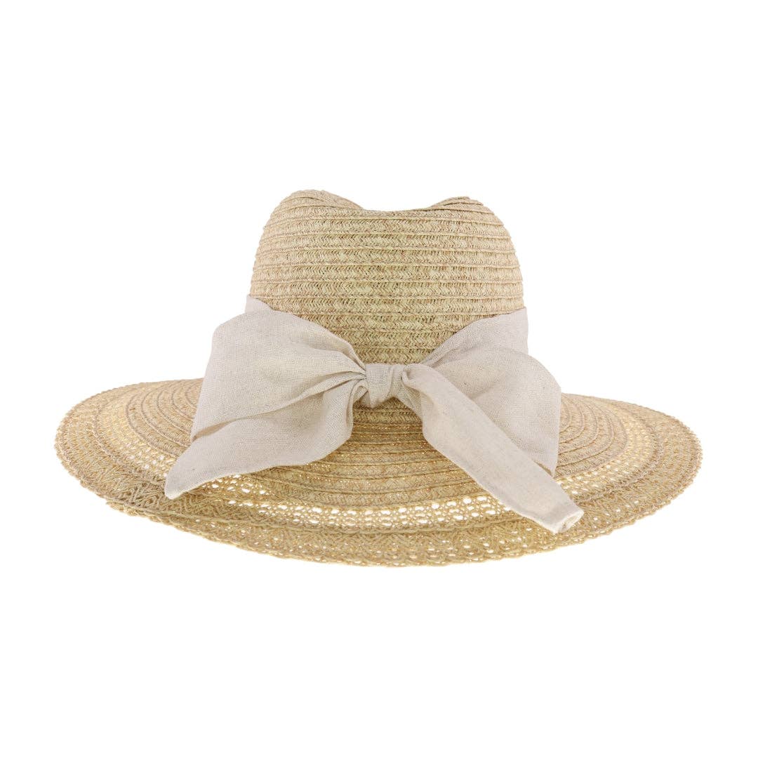 Bow Trim C.C Panama Hat