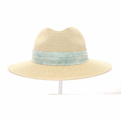 Tie Dye Band Straw Panama Hat