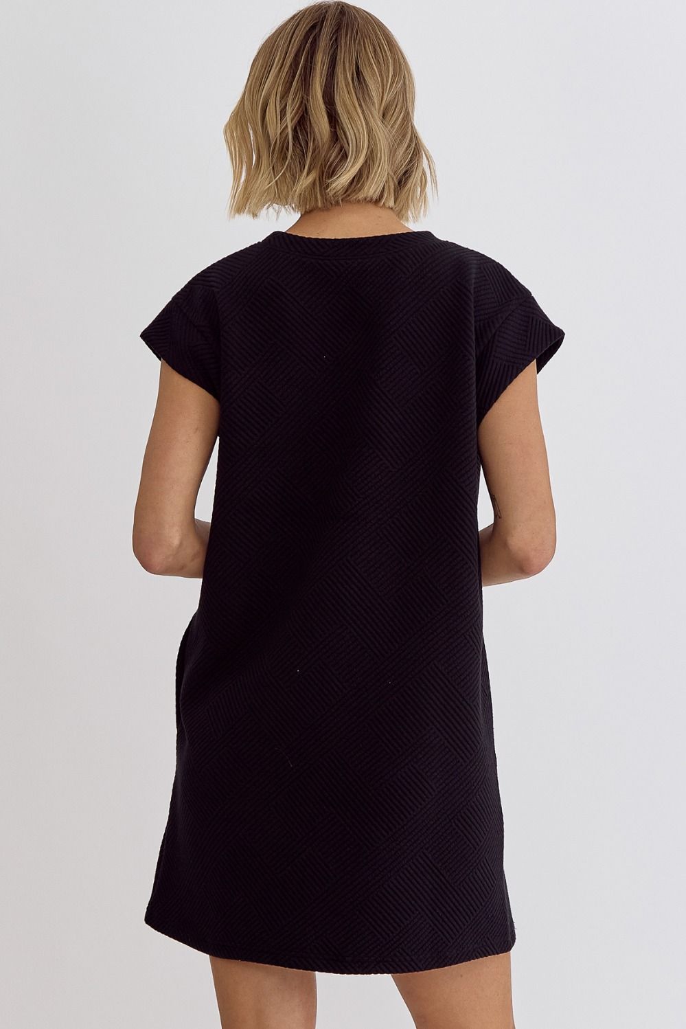 Textured T-Shirt Dress