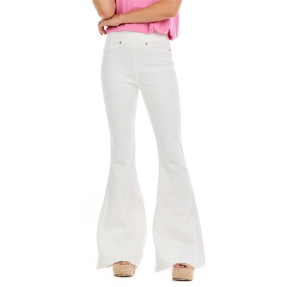 Lyla Flare Jeans White